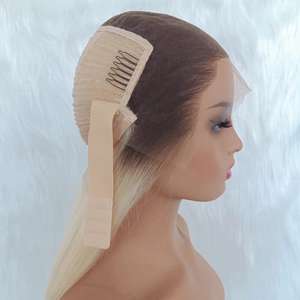 Perruque swiss lace 13x4 13x6 blonde cheveux humains véritables hd lace frontal prêt-à-porter sans colle - Product Image 1