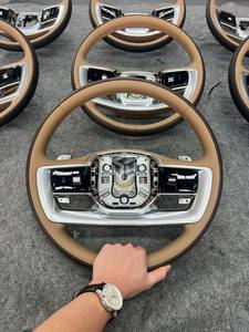 Volant personnalisé de haute qualité <span class=keywords><strong>marron</strong></span> + noir pour <span class=keywords><strong>Range</strong></span> <span class=keywords><strong>Rover</strong></span> Vogue 2023+ VOLANT Accessoires intérieurs - Product Image 2