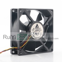 Delta 5V 24V 48V DC12V 0.12A AC EC 8025 80X80X25MM 8CM CPU Chassis Alimentation Ordinateur Ultra-silencieux 3 fils AFB0812L Ventilateur de refroidissement