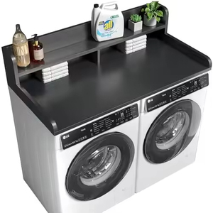 2-Tier máy giặt Máy sấy Countertop với cạnh đường ray & Non-Slip Pads chiều sâu giặt Topper cho máy giặt và máy sấy - Product Image 2