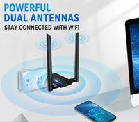 Répéteur WiFi 300 Mbps 2,4 GHz, amplificateur de signal Internet sans fil pour appartement, chambre, maison, bureau
