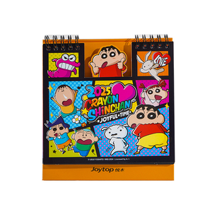 Joytop - Calendario de Escritorio Personalizado al por Mayor con Diseño de <span class=keywords><strong>Crayon</strong></span> <span class=keywords><strong>Shinchan</strong></span>, Serie Cómica 2025, Cubierta de PVC, Papel de 120 g/m² para Tomar Notas, Bonito - Product Image 1