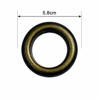 Kit d'œillets métalliques pour rideaux avec rondelles, œillets auto-adhésifs pour cuir et bâches