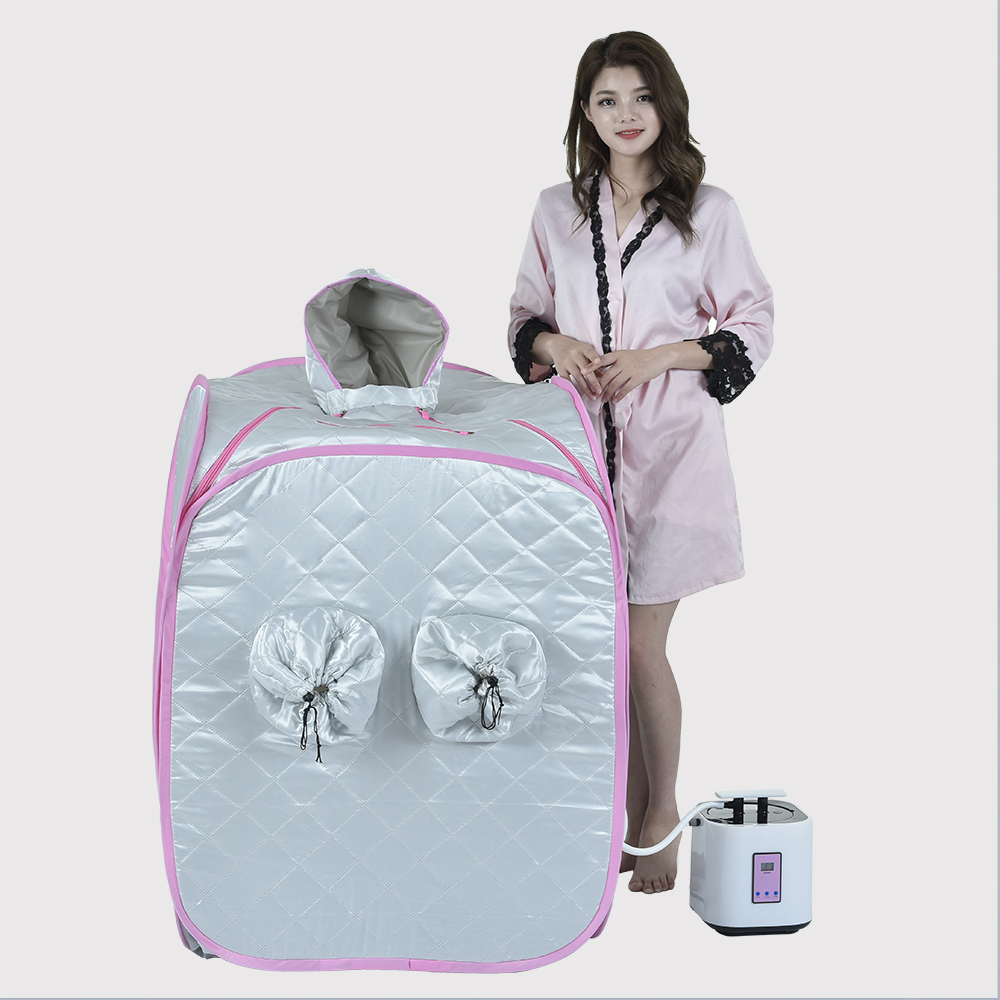Blue Pink Grey Modern Home Spa Portable Steam Sauna Tent with Steam Generator for Personal Body Appliance for Apartment Use