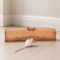 Piège à souris et rats en plastique à verrouillage facile, boîte d'appât, station de contrôle des nuisibles, nouveau modèle long 2026