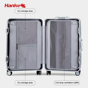 Mixi Luxe Pc Handbagage Reistassen Aluminium <span class=keywords><strong>Frame</strong></span> <span class=keywords><strong>Trolley</strong></span> Zakelijke Koffers Laptop Maletas Slimme Koffer Bagage - Product Image 4