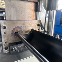 Machine automatique de formage de gouttières semi-circulaires, machine de découpe hydraulique pour la fabrication de gouttières de pluie semi-circulaires pour le drainage des toits