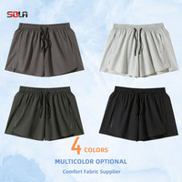 Short de gym à séchage rapide pour homme Vêtements d'entraînement unis avec poche zippée Vêtements d'entraînement actifs