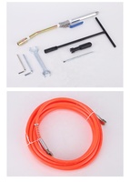 Tuyau de coulis haute pression antidéflagrant avec pompe et moteur, raccord en acier inoxydable 18-50Mpa pour la réparation des fissures de béton