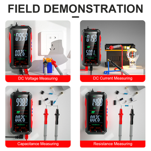 Voller bunter LCD-Bildschirm mit Zählungen Automatisch reichendes digitales Multimeter-Multi-<span class=keywords><strong>Tester</strong></span>-Messgerät zum Messen - Product Image 6