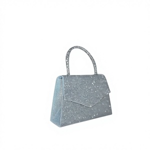 New Cross-border European American Fashion Retro Full Chain Small <b>Square</b> Evening Crossbody Bag Rhinestone Cover Tanjing - Product Image 1