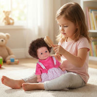 Poupée Reborn réaliste de 10 pouces, bébé nouveau-né, corps entier en silicone, poupée Reborn souple, bébé endormi, pour filles