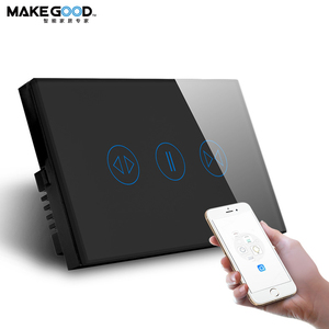 Nosotros tipo <span class=keywords><strong>de</strong></span> vidrio <span class=keywords><strong>de</strong></span> panel táctil wifi <span class=keywords><strong>inteligente</strong></span> cortina cambiar <span class=keywords><strong>de</strong></span> trabajo con Alexa y <span class=keywords><strong>google</strong></span> - Product Image 1