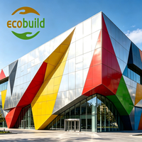 Panneaux composites aluminium-plastique (ACP) Alucobond FR couleur brillante 4mm pour enseignes, revêtements muraux et façades de bâtiments