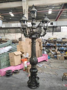 Lampes de jardin personnalisées de style européen, éclairage LED électrique de grande taille pour aménagement paysager, éclairage extérieur commercial et résidentiel - Product Image 3