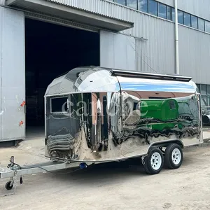 Camion de restauration mobile de haute qualité en acier inoxydable de 4 m pour la vente, idéal pour le camping - Product Image 2