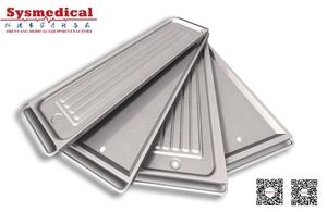 SYSMEDICAL Khay Đựng Xác Trong Nhà Bằng Vật Liệu Thép Không Gỉ 201 Sản Xuất Khay Đựng Xác - Product Image 2