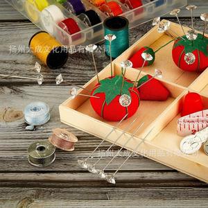 หมุดหัวกลมคริสตัล100ชิ้น/กล่องสำหรับงานแต่งงานหมุดฮิญาบรูปทรงเพชรตกแต่งดอกไม้หมุดช่อดอกไม้ - Product Image 3