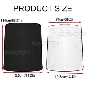 Parasoles para Techo de Auto Tesla Model Y 2021-2023, Cristal para Techo Corredizo Interior con Aislamiento UV/Térmico - Product Image 5