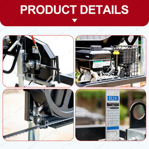 Sierra de cinta hidráulica horizontal HZ127 <span class=keywords><strong>Peterson</strong></span>, aserradero portátil a la venta - Product Image 4