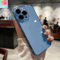 Funda Protectora Transparente Ultrafina de PC de Alta Calidad, Antiamarillamiento, para Teléfono Móvil 16 Pro Max 15 14 Plus 13 12 11
