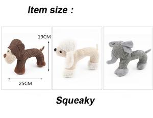 Produttore all'ingrosso elefante scimmia pecora cane breve peluche giocattoli di lino - Product Image 2