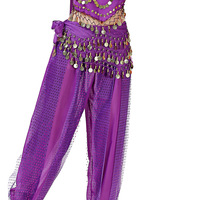 Femmes exotiques Sexy danse du ventre hanche écharpe ceinture thaïlande/inde/danseuse arabe jupe paillettes glands pour spectacles Costume de danse