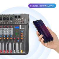 Console de mixage audio numérique DSP 32 canaux avec écran tactile intégré, console de mixage professionnelle Wifi avec fonction moniteur