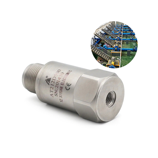 Integrated Vibration Temperature Transducer Piezoelectric Industrial Accelerometer Vibration Sensor