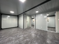 Maison conteneur pliable de luxe extensible préfabriquée populaire 2025 avec panneau sandwich en acier pour usage hôtelier