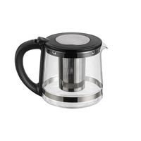 Bouilloire en verre en acier inoxydable, fabricant de thé avec fabricant de thé électrique turc, bouilloire électrique samovar