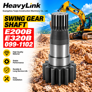 Pièces détachées pour excavatrices E200B E320B, arbre d'entraînement de rotation 13/20T, 099-1102 - Product Image 1