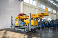CE 2026 Hengwang Foreuse rotative diesel pour puits d'eau sur chenilles, profondeur max. 600m, composants essentiels du moteur