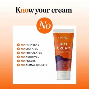Crème amincissante pour le corps PINNSKIN Premium, à l'aloe vera, au menthol et aux extraits botaniques, traitement <span class=keywords><strong>extra</strong></span> fort contre la cellulite, pour les cuisses, 12 - Product Image 4