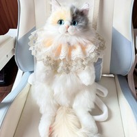 Peluche Chat de Simulation pour le Dropshipping, Sac à Dos Chat en Peluche, Cadeau d'Anniversaire, Cadeau de Fêtes