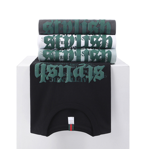 T-shirt décontracté à manches courtes pour homme, imprimé, tricoté, 100% coton, 220g, sérigraphié, design vierge - Product Image 1