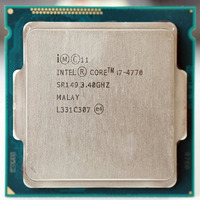 Processeur d'unité centrale d'origine Core i7 4770 LGA 1150 3.4 GHZ i7 4770 ordinateur cpu