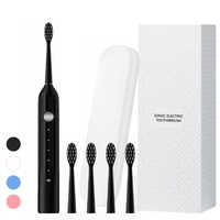 Cepillo de Dientes Eléctrico Recargable con Vibración Sónica y Levitación Magnética, Diseño de Columna Romana Clásica, Suave, Resistente al Agua IPX7, Blanqueador Dental