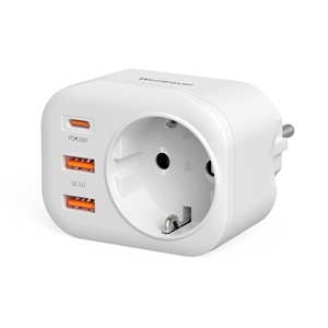 Wontravel PD 20W German Schuko <b>Type</b> <b>C</b> Wall European Socket <b>Plug</b> Extender Power Electrical <b>Plug</b> Socket - Product Image 1