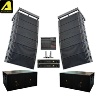 Modul Speaker Line Array Dua Arah Pasif HDL 20-A Dual 10, Daya 2800W 8 Ohm, Sistem Suara Surround HDL 20-A