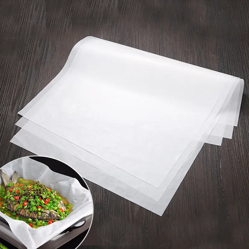 Хорошая цена квадратный дизайн пергаментной бумаги для выпечки