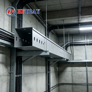 รางเคเบิลเหล็กกล้าไร้สนิม SS304 ขนาด 400 มม. 500 มม. สำหรับงานก่อสร้างโรงงาน อาคาร ทนไฟ รองรับสายเคเบิลได้มาก - Product Image 1