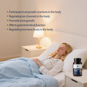 Capsule di Magnesio Glicinato per Reazioni Enzimatiche, Crescita Ossea, Regolazione Ormonale, Sonno, Cuore e Muscoli - Product Image 2