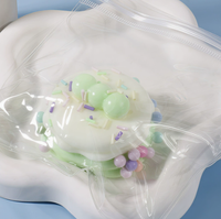 Jouet sensoriel anti-stress portable en silicone ultra-doux en forme de mini cube de tofu pour adultes