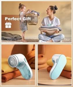 Green Eco-Friendly Fabric Shaver Lint Remover with In-Line Plug Fuzz Balls and Pills for <b>Clothes</b> and Furniture - Product Image 5