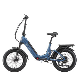 Vélo électrique pliable TTGO, pneus larges de 20 pouces, moteur arrière de 250 W, batterie au lithium 48 V 15 Ah, 7 vitesses, vélo électrique à cadre basse - Product Image 2