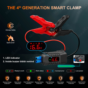 12V 21800mAh SuperPower Jump Starter 2000A Peak avec compresseur d'air intégré et chargeur de téléphone - Product Image 6