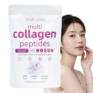 Poudre de peptides multi-collagène de qualité supérieure avec mélange naturel d'acide hyaluronique pour une nutrition quotidienne Multi collagène - Product Image 1