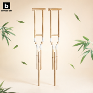 ไม้ค้ำยันไม้ไผ่ Bamboo Labs ได้รับการรับรองมาตรฐาน CE ระดับ II ปรับความสูงได้ น้ำหนักเบา ทนทาน มาตรฐานความปลอดภัย GB15979-2002 อุปกรณ์ช่วยเหลือผู้สูงอายุ - Product Image 5