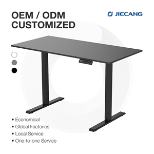 JIECANG Fabricant de solutions de mobilier de bureau à domicile personnalisées et nouvellement améliorées, bureau debout électrique réglable avec double moteur - Product Image 3